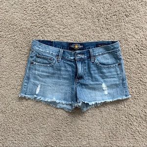 Lucky Brand Shorts - Lucky Brand Distressed Denim Cut Off Shorts Lucky Brand Shorts - Lucky Brand Distressed Denim Cut Off Shorts